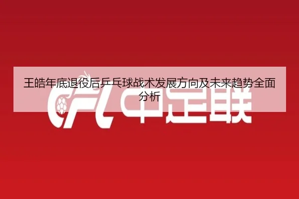 王皓年底退役后乒乓球战术发展方向及未来趋势全面分析